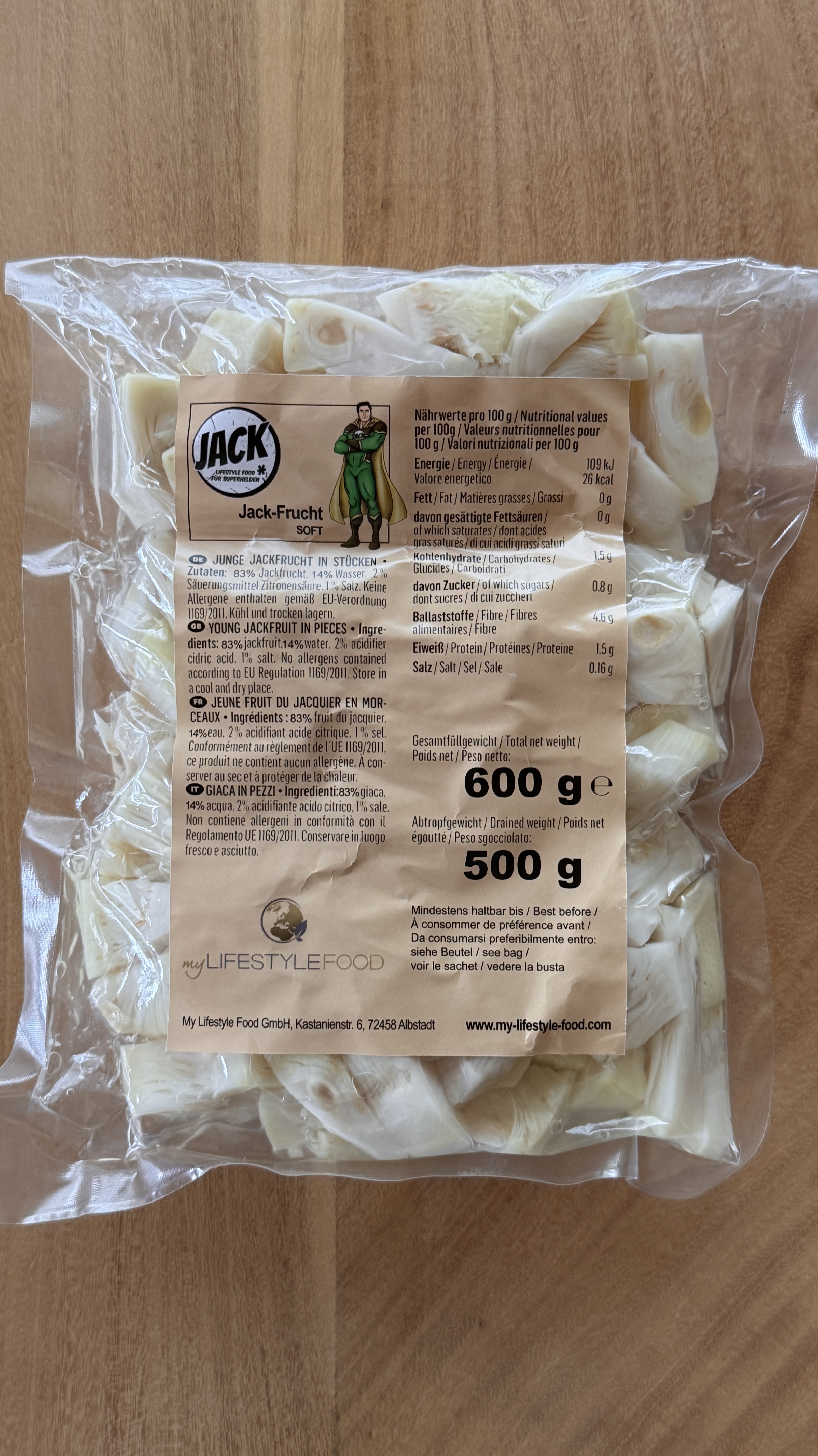 JACK's Jackfrucht Pur